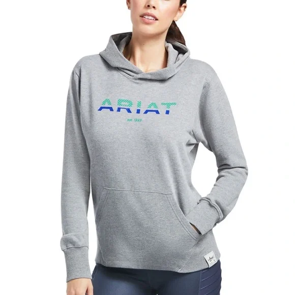 Womens nwt ariat 3D logo hoodie - Picture 1 of 4